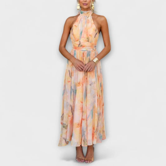 Evelien™ | Elegant Halter Neck Dress