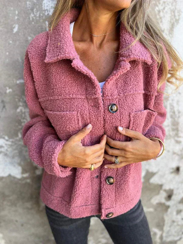 Zoë™ | Elegant Jacket with Lapels – Warm & Stylish