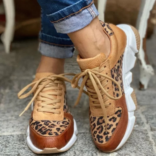 Amber™ | Stylish & Comfortable Leopard Sneakers