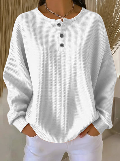 Annelie | Stylish Relaxed Henley Top