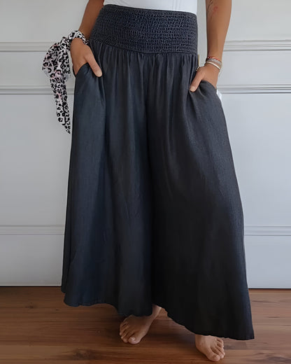 Yara™ | Lightweight women's pants with elastic waistband and deep pockets