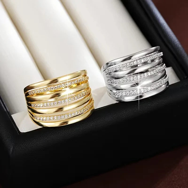 One – Minimalist Multi-layer Women's Ring