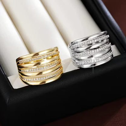 One – Minimalist Multi-layer Women's Ring