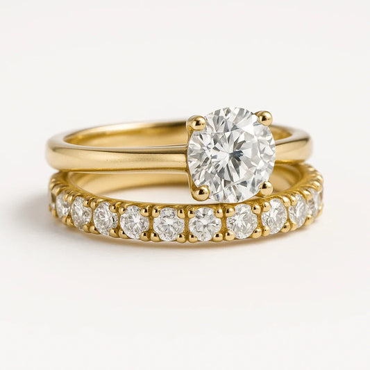 Vilma – Gold-Colored Ring Set