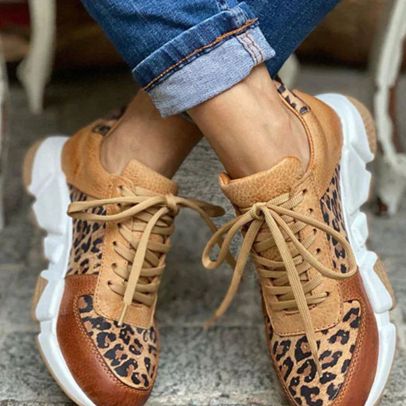 Amber™ | Stylish & Comfortable Leopard Sneakers