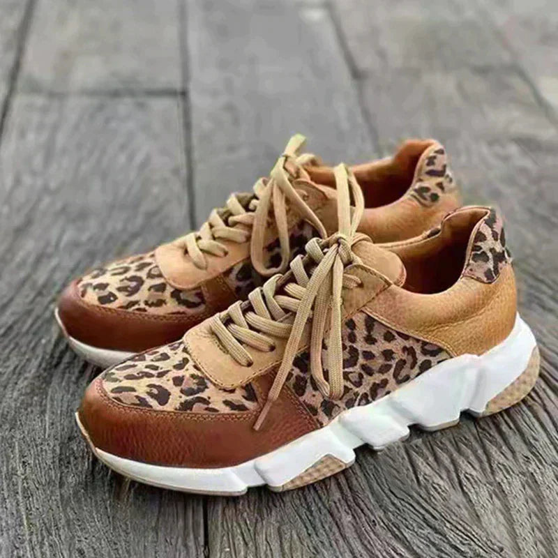 Amber™ | Stylish & Comfortable Leopard Sneakers