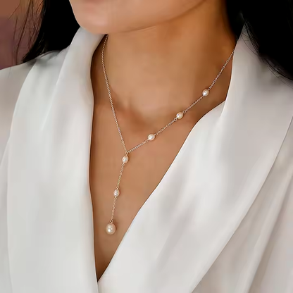 Vintage Earrings Pearl Necklace