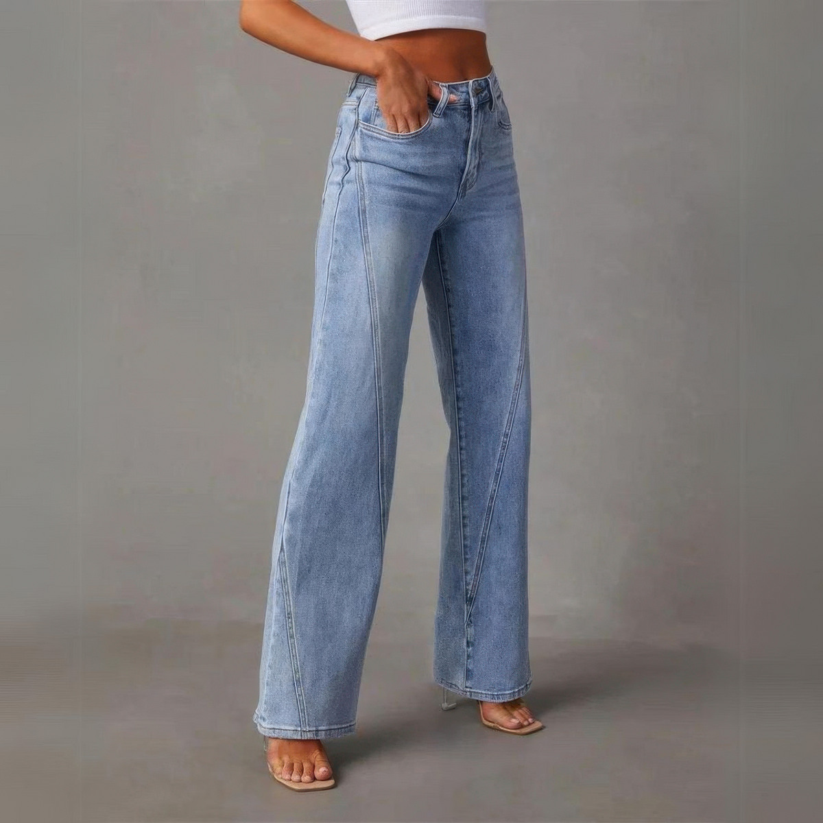 Sienna™ | Wide Jeans with High Waist
