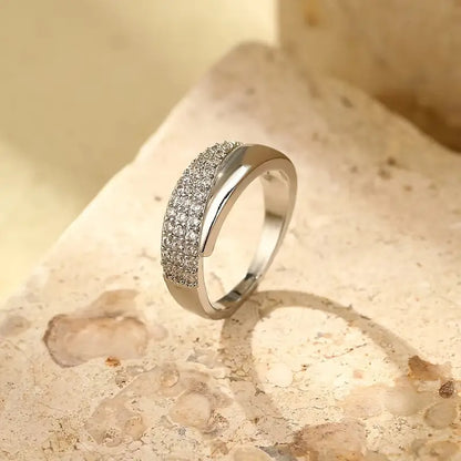 Elegant Ring with Sparkling Stones (Buy 1 Get 1 FREE)