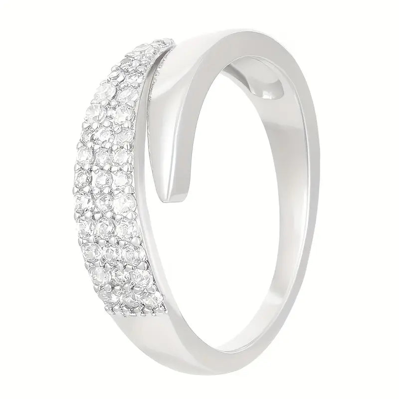 Elegant Ring with Sparkling Stones (Buy 1 Get 1 FREE)