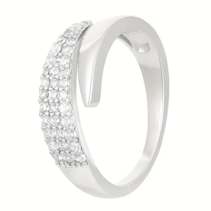 Elegant Ring with Sparkling Stones (Buy 1 Get 1 FREE)