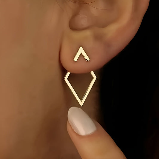 Timeless V-shaped earrings