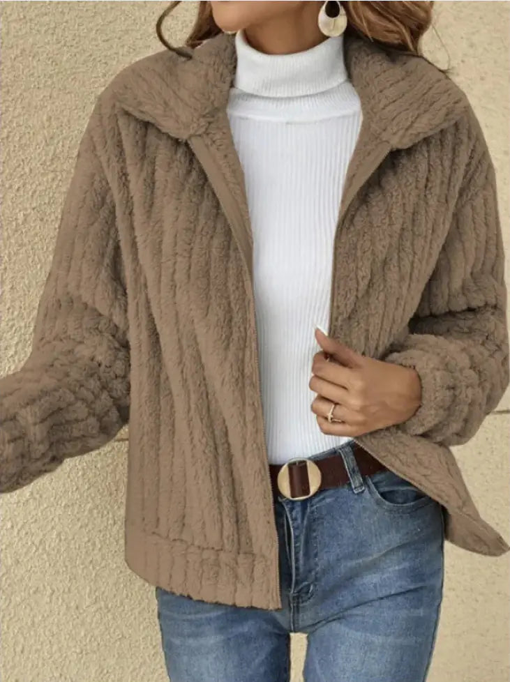 ZARA | CHIC & WARM FLEECE JACKET