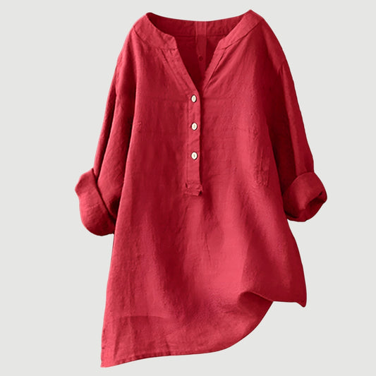 Karin™ | Airy Blouse with Buttons