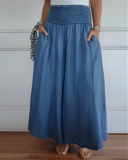 Yara™ | Lightweight women's pants with elastic waistband and deep pockets