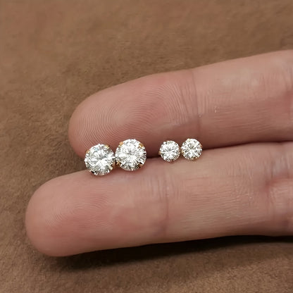 Set of 3 pairs of elegant earrings