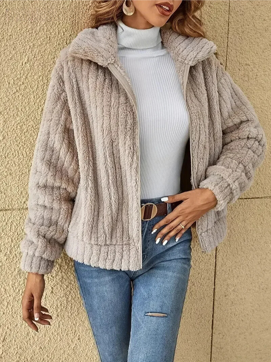 ZARA | CHIC & WARM FLEECE JACKET