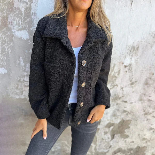 Zoë™ | Elegant Jacket with Lapels – Warm & Stylish